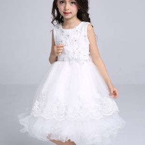 Size 6 White Southern Diva Dress New